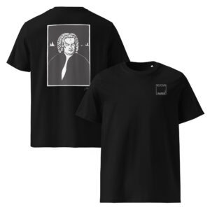 T-shirt bianca-Masada Classica - Bach - Black