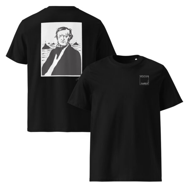 T-shirt bianca-Masada Classica - Brahms - Black