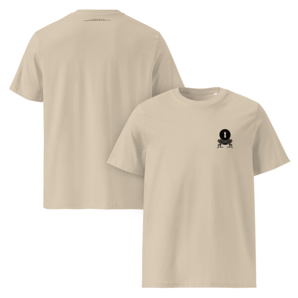 T-shirt Acquario – Beige – Logo nero