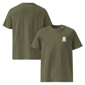 T-shirt Acquario – Verde e logo bianco