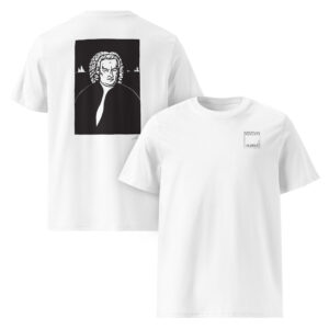 T-shirt bianca-Masada Classica - Bach - White
