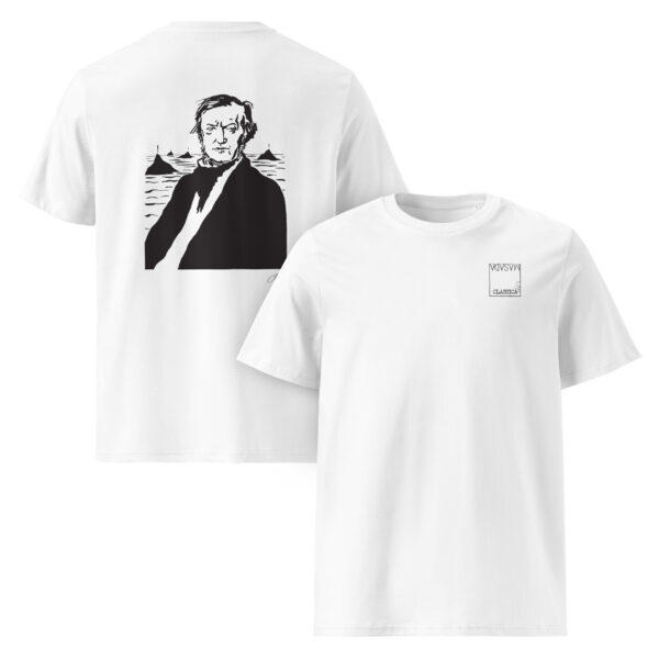 T-shirt bianca-Masada Classica - Wagner - White
